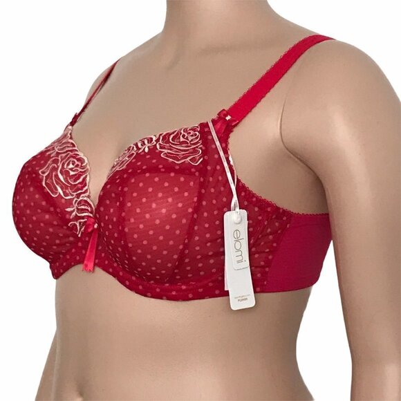 Elomi Betty Underwire Plunge Bra UK 36H US 36K EL8170 - Picture 4 of 14